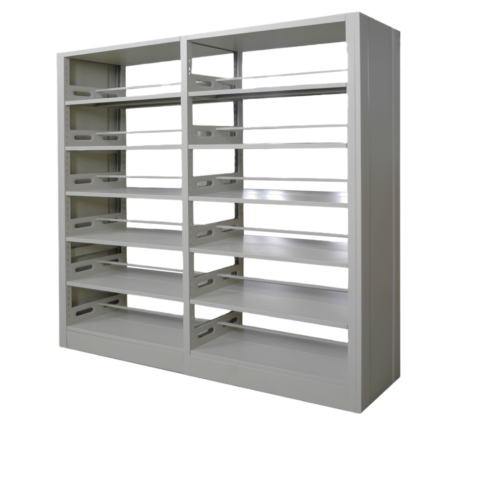 Factory Wholesale Study Library Multi-Layer Double-Column Double-Sided Single-Sided Storage Bookshelf Wooden Guard Cover Chengdu