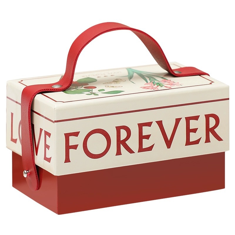 New Year's Gift Box Handle Leather Leather Handle Luggage Hand Strap Bag Gift Speaker Souvenir Leather Handle