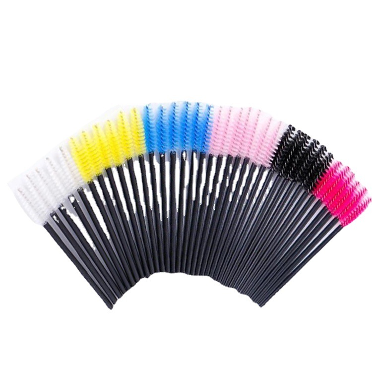 Cross-border Kunteng cotton swab planting grafting eyelash brush eyelash comb multi-color mini comb eyelash roll