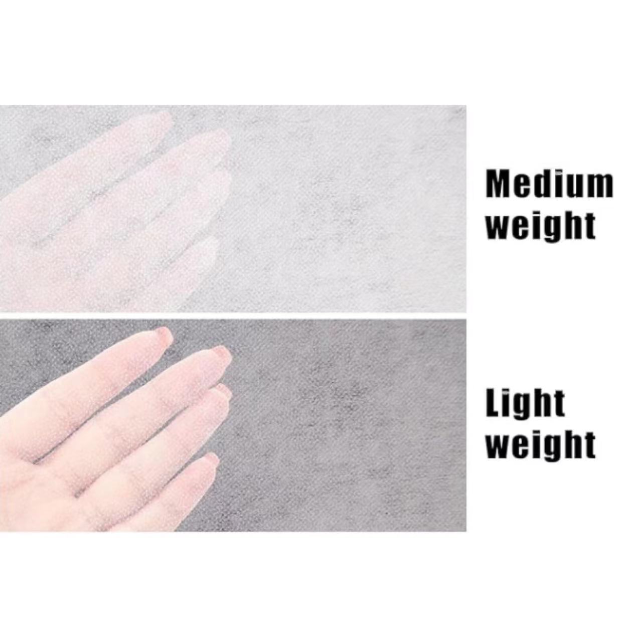 Cross-border hot-selling bonded non-woven fabric paper lining specifications can be made for clothing, bags and curtains