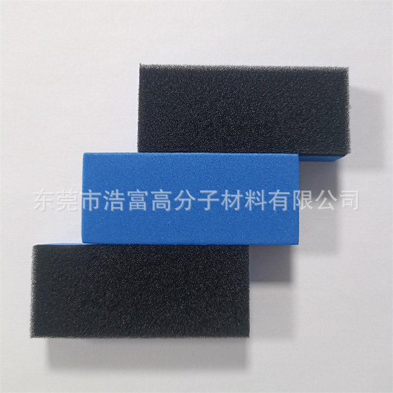Factory Direct Sales Car Crystal Plated Sponge for Cleaning and Waxing Sponge Blue 70x30*15mm Sponge Brush Plated Sponge