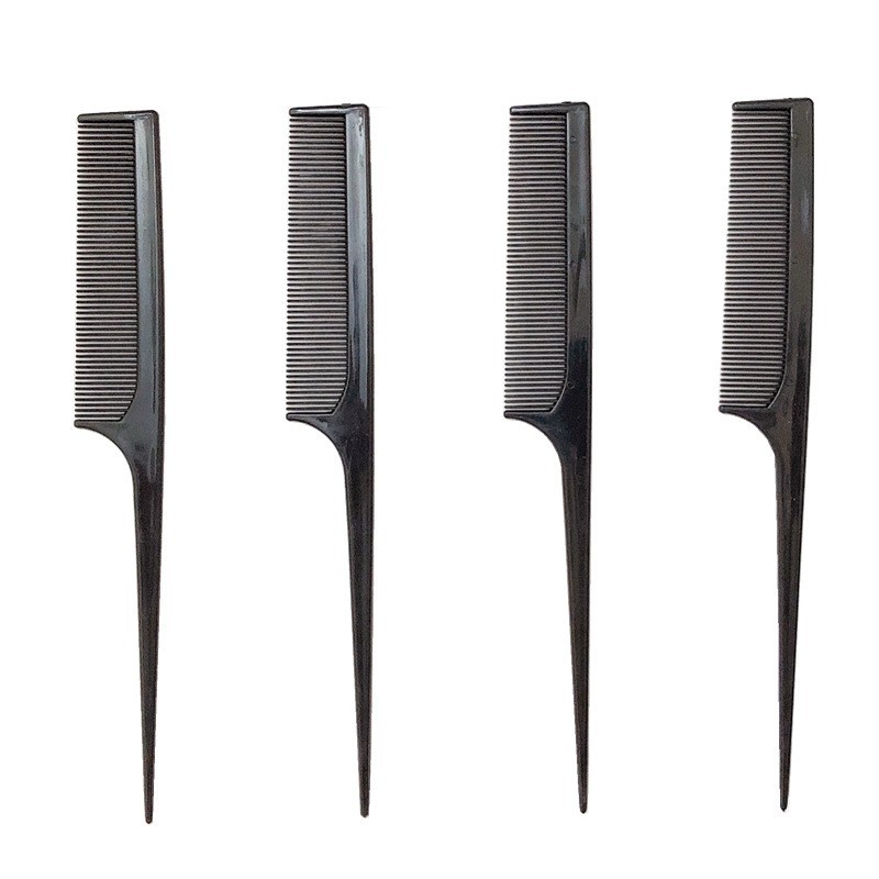 Factory direct professional hair plastic comb pointed comb hair comb hair comb evening comb pick hair comb wholesale