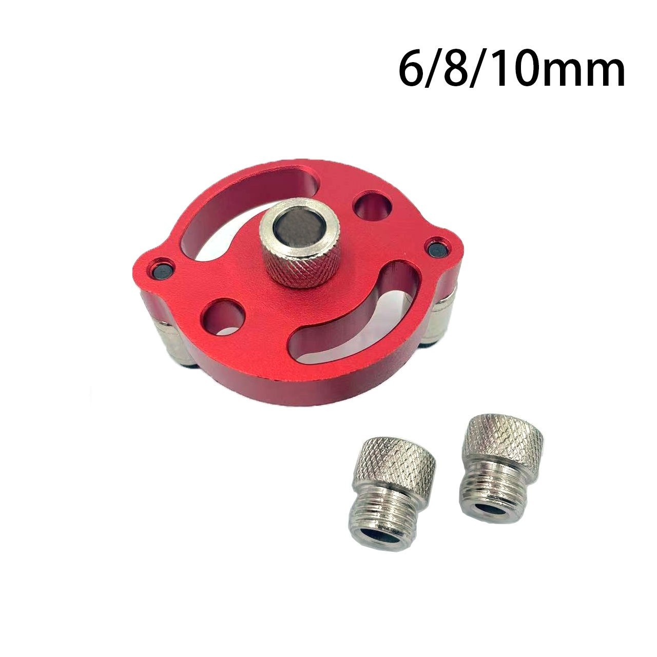 ♔ Labeling Wholesale Factory Woodworking Tools Straight Hole Puncher Self-Centering Round Wood Tenon Hole Aluminum Alloy Drill