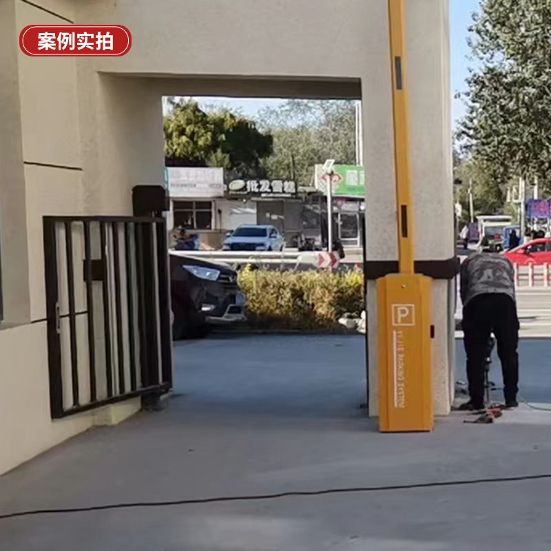 Advertising Gate Community Automatic Gate Pedestrian Walkway Barrier Machine Face Recognition Access Control All-In-One Machine Electric Fence Small Gate