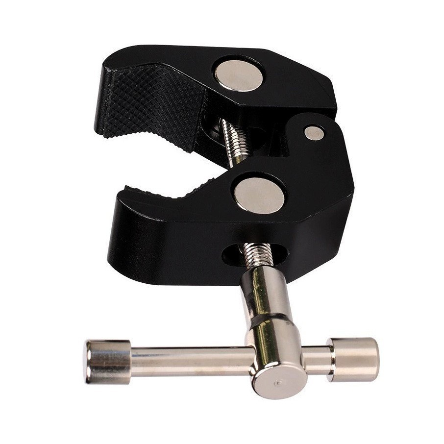 Большой зажим-краб из металла, фиксирующий зажим Q-тип, магическая рука, универсальный регулируемый кронштейн, зажим для труб, мощный зажим для фотооборудования