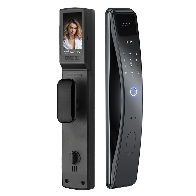 Fingerprint Password Lock Smart Door Lock Graffiti Visual Intercom Electronic Lock Face Recognition Smart Lock Remote Monitoring