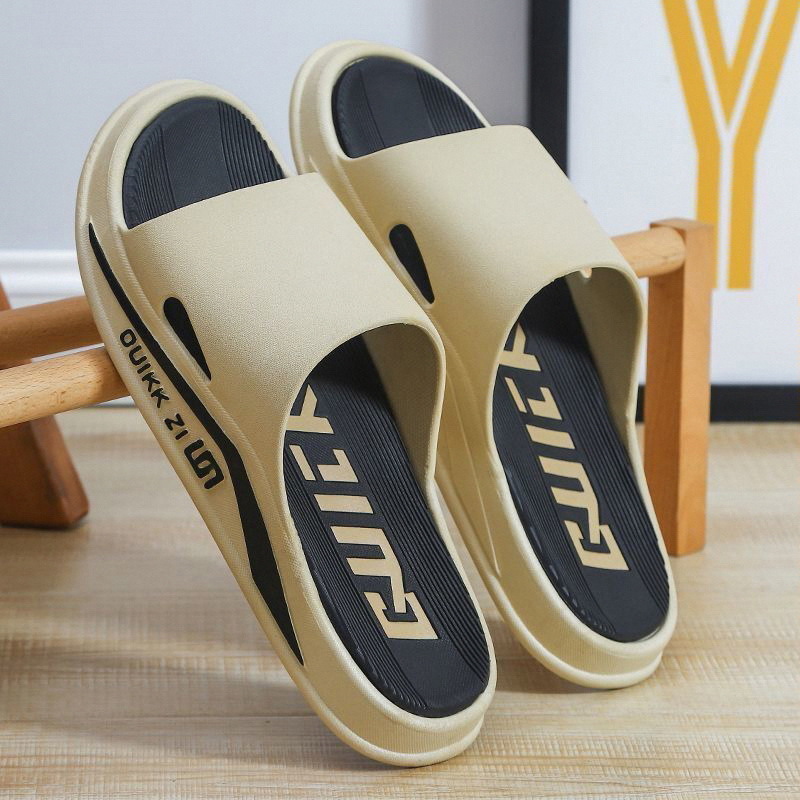 2024 New Slippers, Non-Slip High-End Slippers, Men's Outer Wear, Fashionable Thick-Soled Summer Super Soft-Soled Sandals
