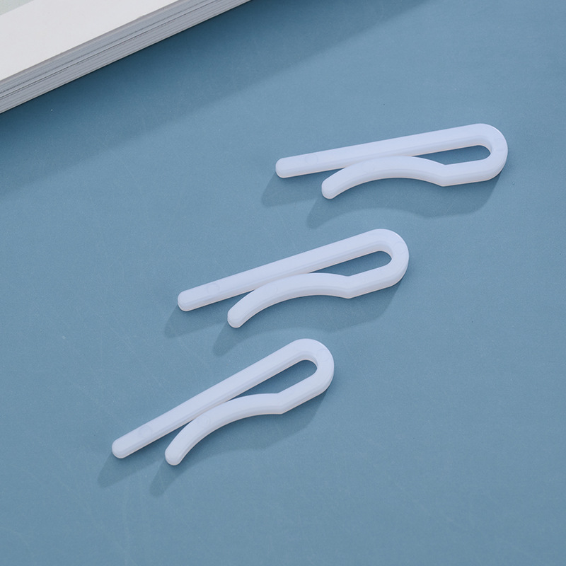 Toothed and Toothless Plastic Fixed Clip Shirt Clothing Accessories Plastic Clip Shirt Clip Transparent Shirt Clip Clothing Packaging Clip
