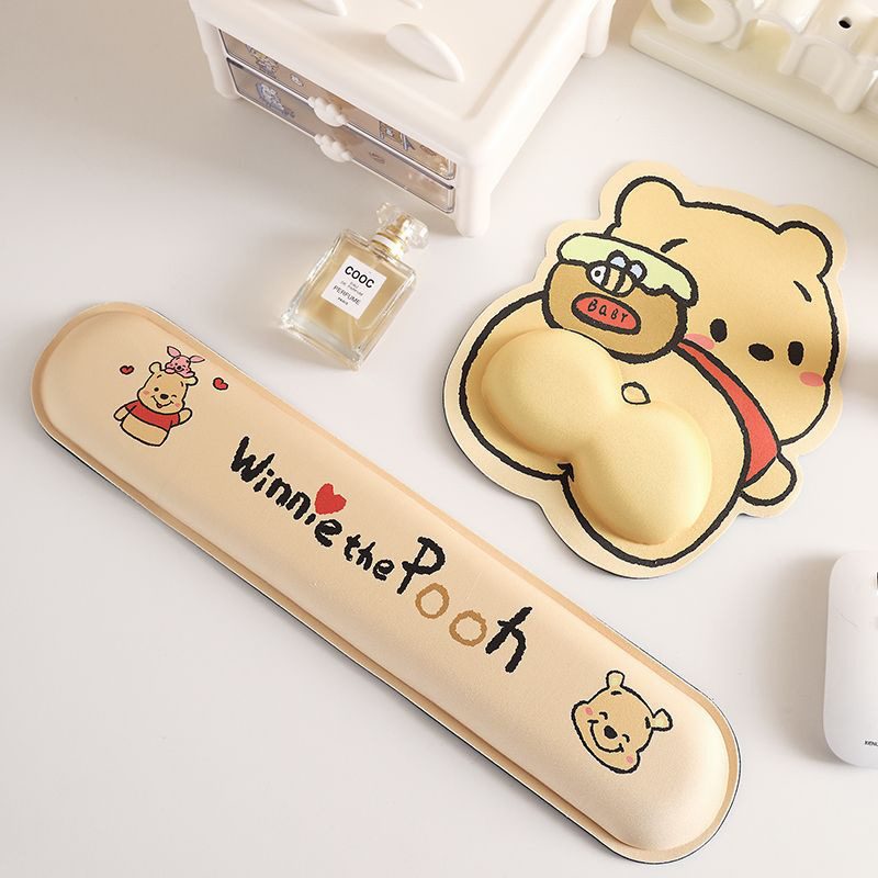 Winnie the Pooh Mouse Pad Ins Mouse Pad Wrist Pad Hand Support Game Office Wrist Pad