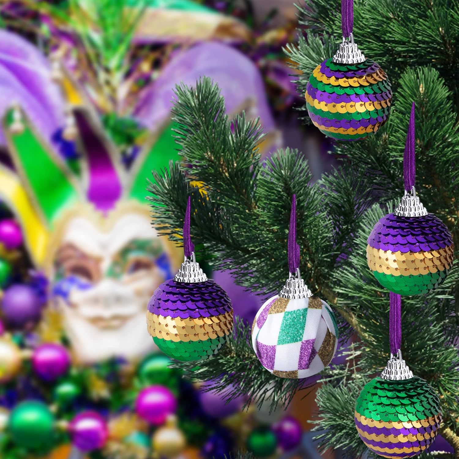 Cross-Border New Product Carnival Decorative Ball Scale Patch Ball Independence Day Festival Party Decoration Pendant