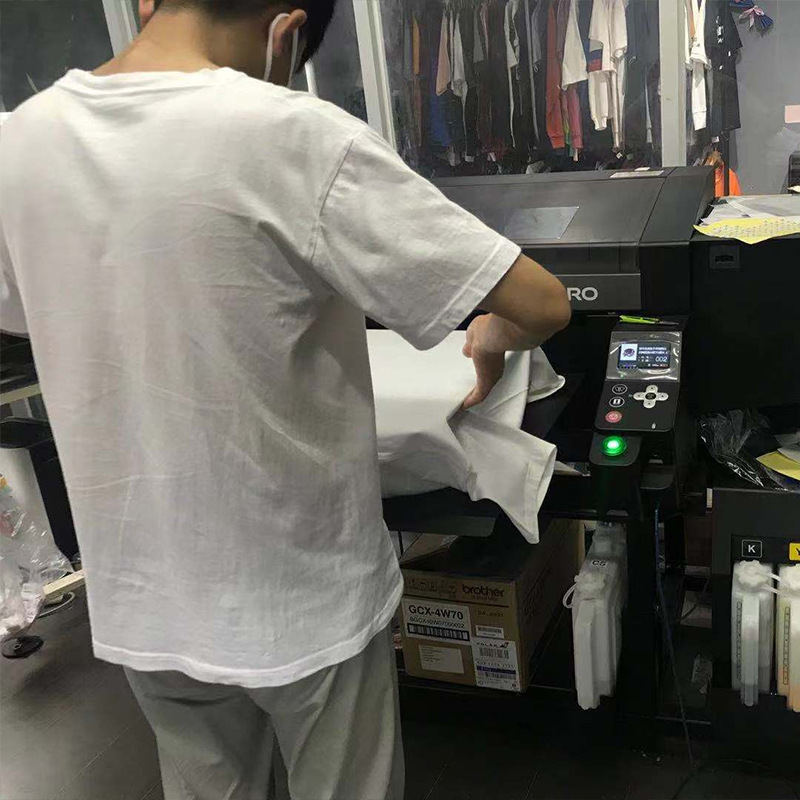 Printing Embroidery Flower Processing Brother Pro Digital Direct Injection Screen Printing White Ink Heat Transfer Oem Printing