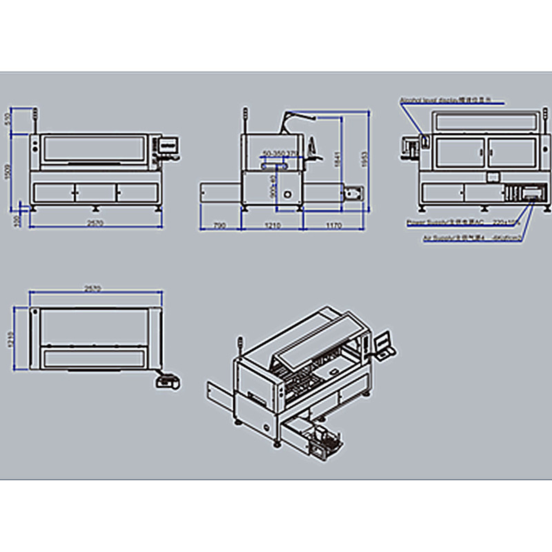 [Factory Direct Sales] Factory Source Solder Paste Printing Machine H1500 Fully Automatic Solder Paste Printing Machine