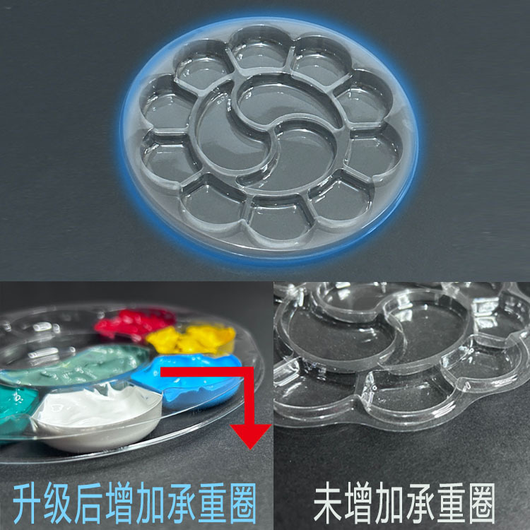 Disposable color palette children's art supplies stall plaster doll studio wholesale