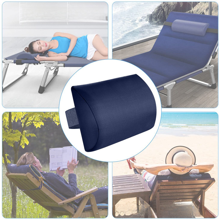 Recliner Chair Accessories Folding Chair Pillow Sponge Pillow Backrest Chair Teslin Pillow Nap Chair Headrest High-Elastic Sponge