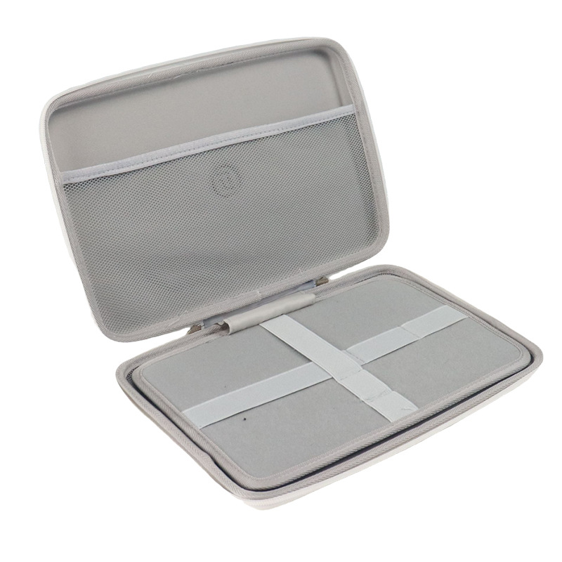 Portable iPad Satchel Tablet Eva Cosmetics Bag White Large Size Hard Shell Tablet Storage Box