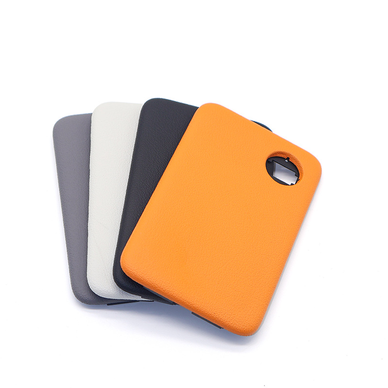 Power Bank Cover Leather Processing Mobile Power Supply Shell Velvet Pu Leather Edge Processing Custom Die-Cut Leather