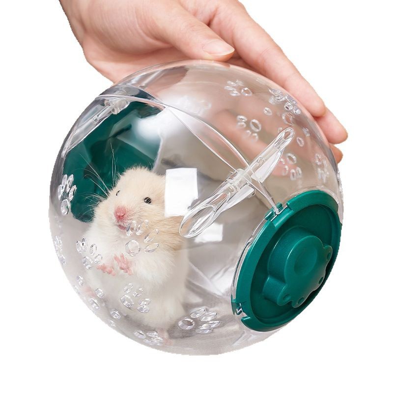Breathable and Portable Hamster Running Silent Large Space Running Ball Golden Bear Special Anti-Escape Transparent Crystal Roller