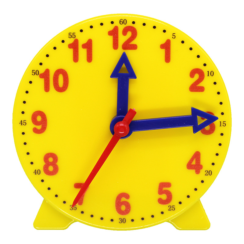Clock Model for Primary School Students, Primary School Teaching Aids, First Grade Clock Toy, Kidsren's Cognitive Time Clock Learner