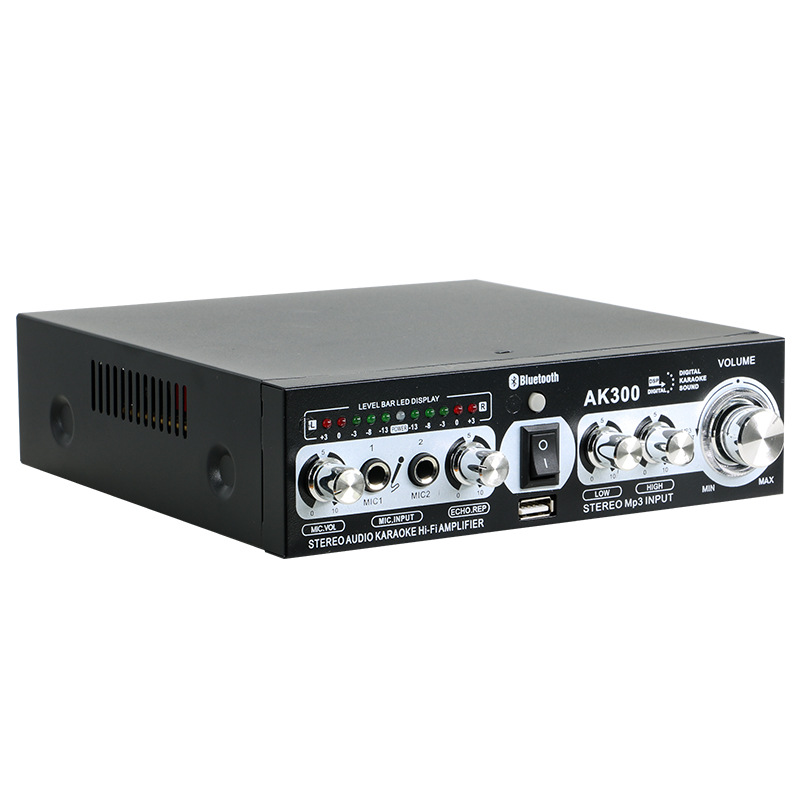 New Cross-border Hot Selling High Power Bluetooth Power Amplifier Home KTV Audio Speaker Power Amplifier Southeast Asia Africa