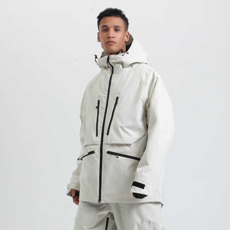 Ski Clothing Men's Tops Winter Outdoor Sports Double-Board Warm Breathable Waterproof Windproof Veneer Export Ski Clothing for Women