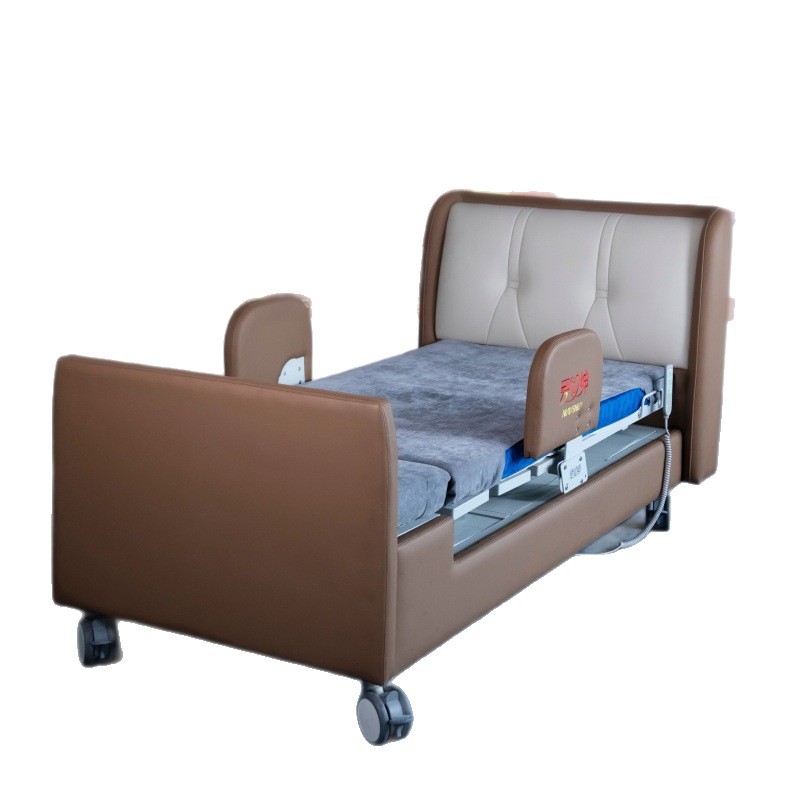Aiyoushen Electric Nursing Bed, Special Bed for Elderly Patients, Multifunctional Rotating Automatic Lifting Bed for Home Use, Suitable for the Elderly