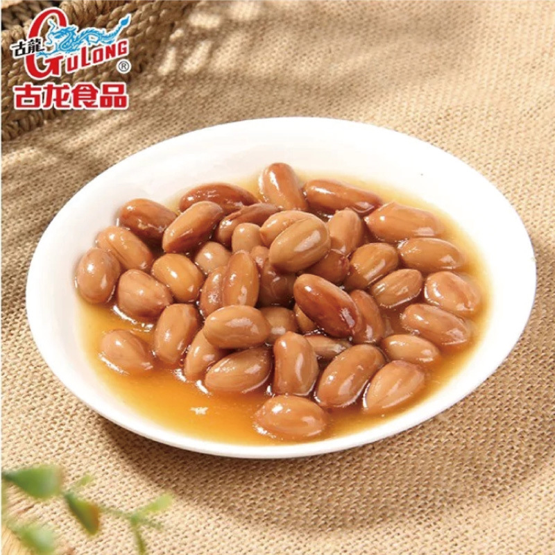 Gulong flavor braised peanut canned 170g pickled Pickles convenient vegetarian pickles Xiamen specialty instant food
