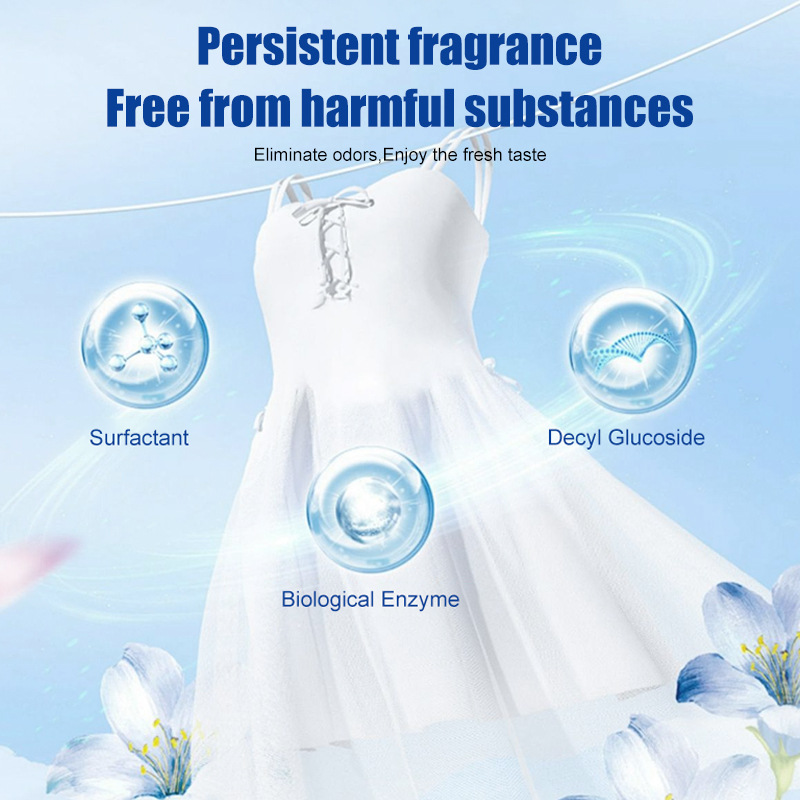 EAREPIS Clothes Cleaning and Stain-removing Convenient Household Care Cloth Lasting Fragrance Laundry Tablet