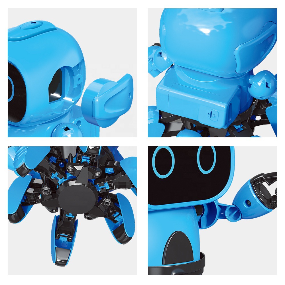 Cross-Border Assembled Electric Robot Educational Technology DIY Scientific Experiment Toy Robot Model 7-12 Years Old
