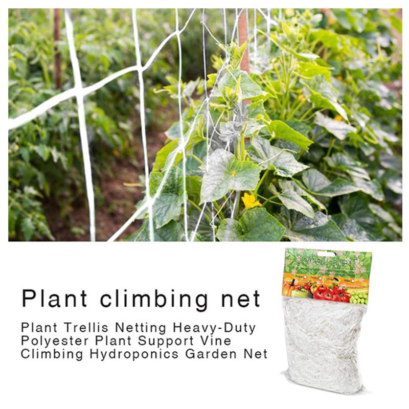 Cross-border plant Grid Net heavy-duty polyester plant support rattan climbing hydroponic garden Net multi-purpose rattan climbing net