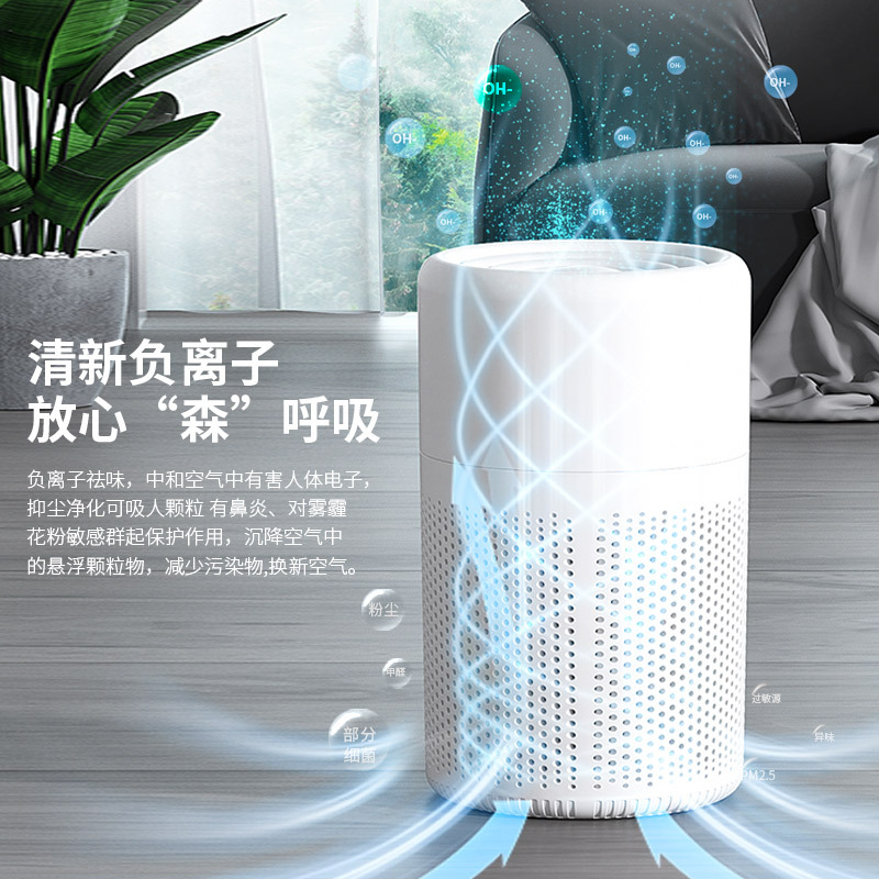 New Style Portable Air Purifier with Aromatherapy usb Office Smoke Removal and Formaldehyde Removal Household Desktop Purifier