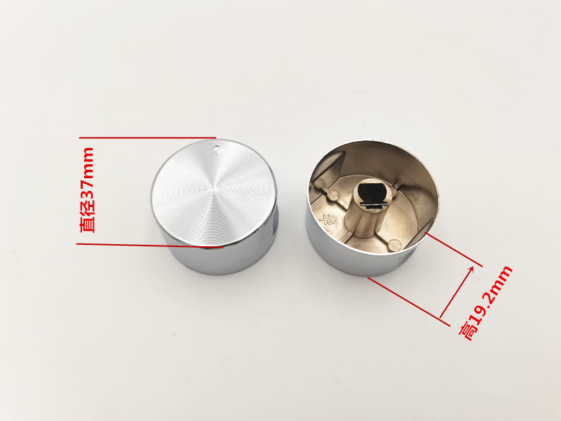 Gas cooker metal ignition knob switch sun pattern button accessories round dot handle ignition 8mm6mm