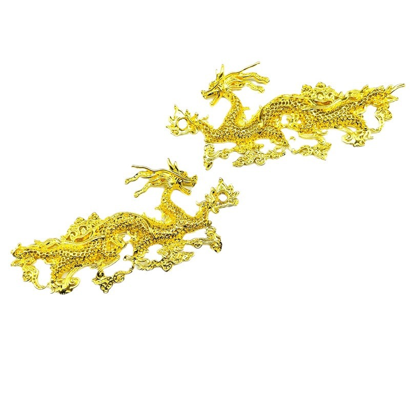 Ancient Style Hairpin into Pairs of Dragon DIY Jewelry Accessories Hair Crown Step Rocking Hairpin Hair Accessories Material Factory Direct Sale