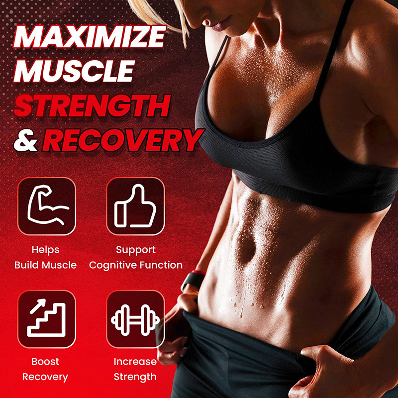 Hot-Selling New Product Free Shipping Tk Amazon Cross-Border 120 Creatine Gummies Creatine Source Factory Wholesale Direct Sales