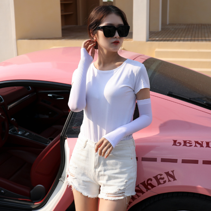 Солнцезащитный рукав из льняного шелка для мужчин и женщин, летний рукав для вождения и активного отдыха, оптовая продажа