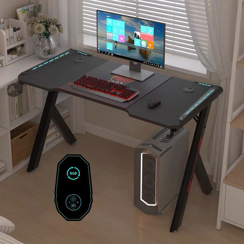 Desktop Modern Simple Carbon Fiber Gaming Table Junior High School Student Double Study Table Room Rental Bedroom Desk