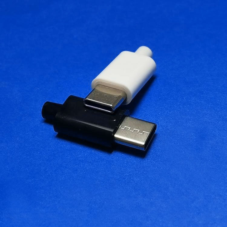 Корпус для кабеля наушников TYPE-C, резиновый черный и белый, адаптируется к хвостовому трубке, может использовать внутренний клей