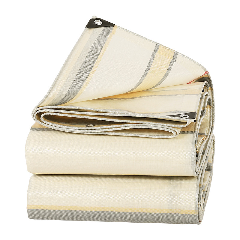 Shengde Customized Pe Rainproof Cloth Plastic Woven Cloth Coated Waterproof Sun Protection Sunshade Thickeneded Tarpaulin Cargo Yard Truck Cloth