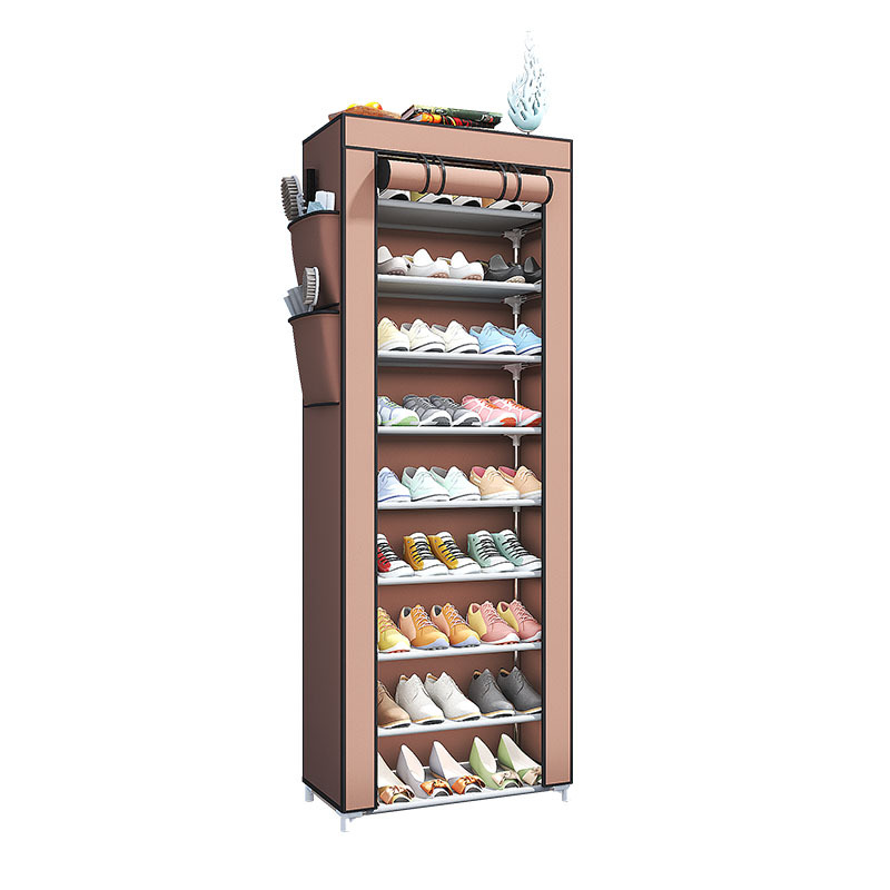 Simple Shoe Cabinet Multi-Layer Integrated Household Dust-Proof Storage Rack Doorway Indoor Simple Cabinet Shoe Rack Multi-Layer Dormitory