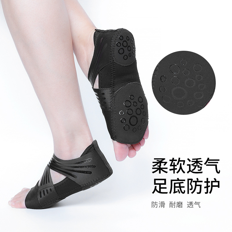 Yoga Dance Shoes Non-slip Silicone Pilates Socks Five Toes Soft Bottom Indoor Professional Open Toe Sports Socks