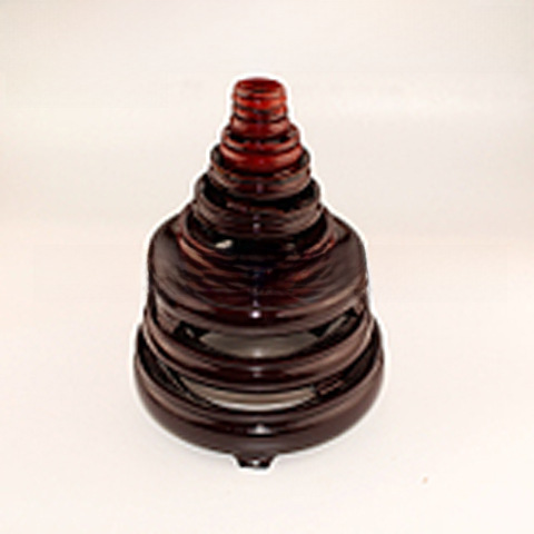 Large, Medium and Small Gourd Crystal Ball Walnut Flower Pot Ornament Base Sitting Imitation Mahogany Wooden Base Base