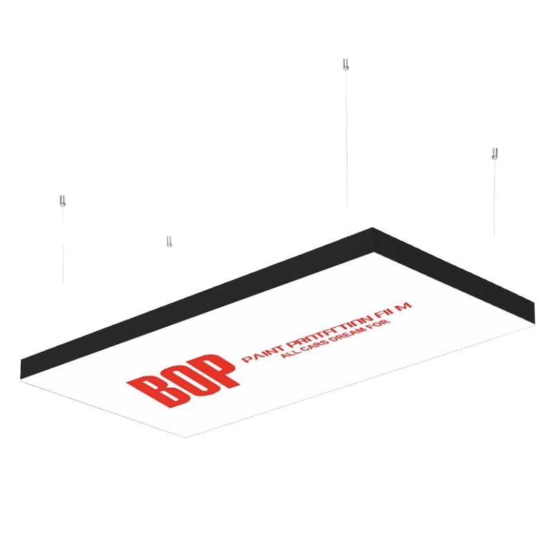 Advertising Soft Film Light Box Outdoor Door Sign Customization Auto Beauty Ceiling Supermarket Borderless Card Cloth Ultra-Thin Light Box