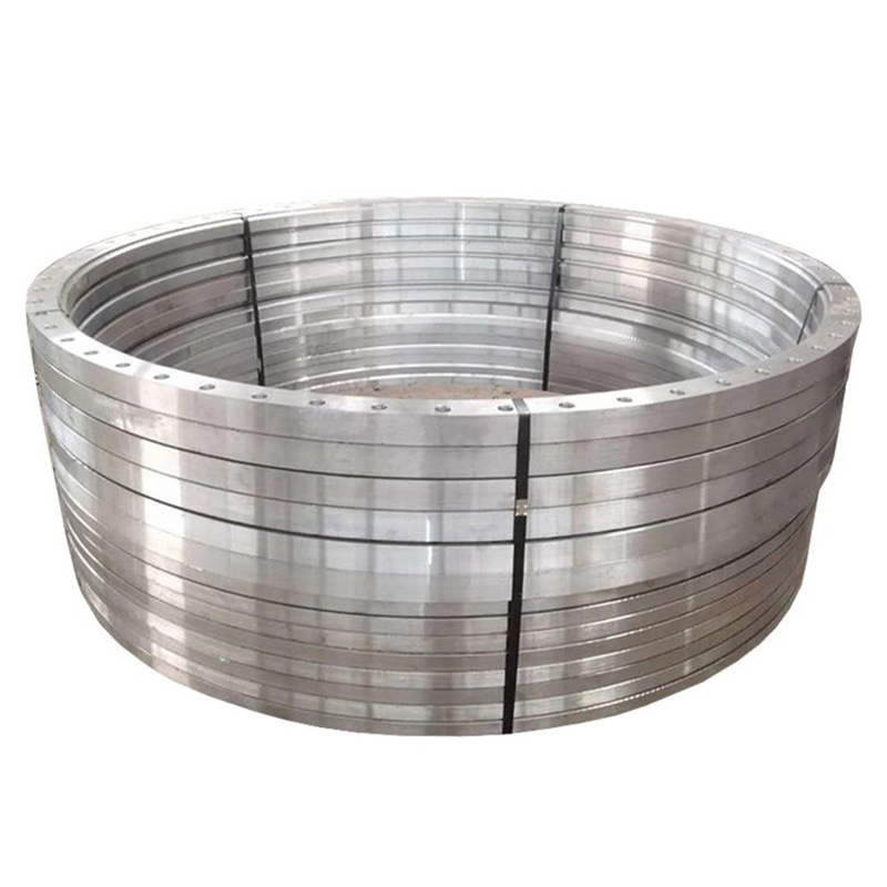 Stainless steel flange carbon steel large diameter non-standard flange processing high pressure with neck butt welding special-shaped stainless steel flange