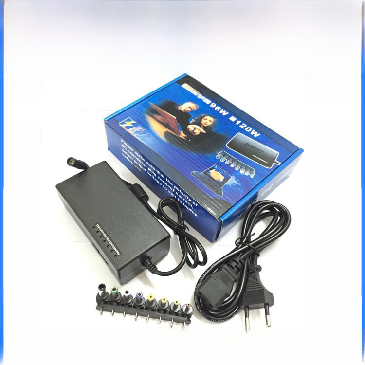 96W Multifunctional Laptop Charger 12V-24V Adjustable 96W Universal Notebook Power Adapter