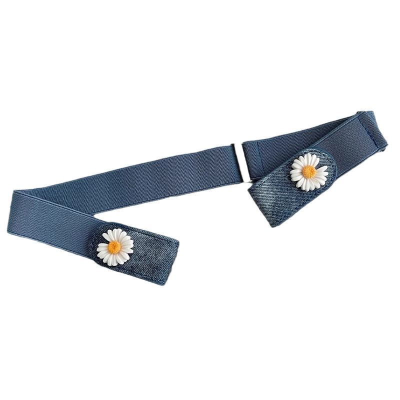 Invisible Belt Lazy Elastic Waistband for Women Adjustable Buckle Men's Elastic Jeans Belt Waist Tightening Seamless