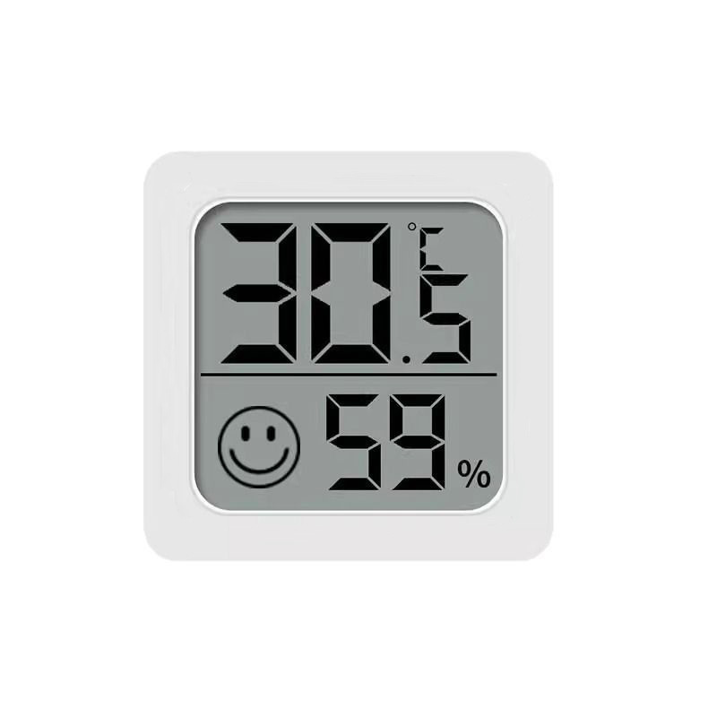 High-Precision Digital Indoor Temperature and Humidity Meter Mini Baby Room Thermometer Wall-Mounted Dry and Wet Display Detection Instrument