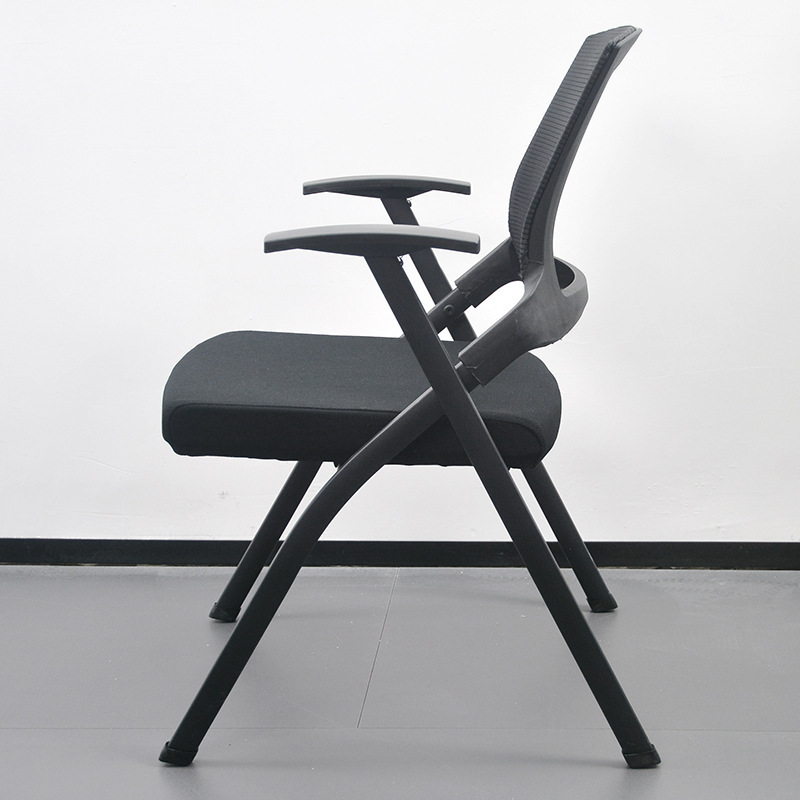 Folding Conference Chair Training Chair with Table Board Office Chair Backrest Chair School Training Room Folding Chair Computer Chair