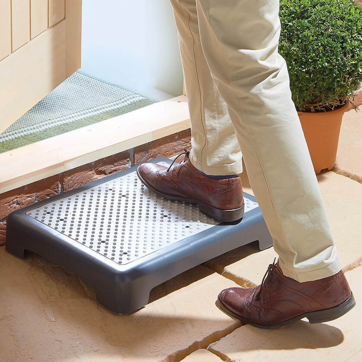 Противоскользящая лестница для улицы, мобильная, для пожилых людей