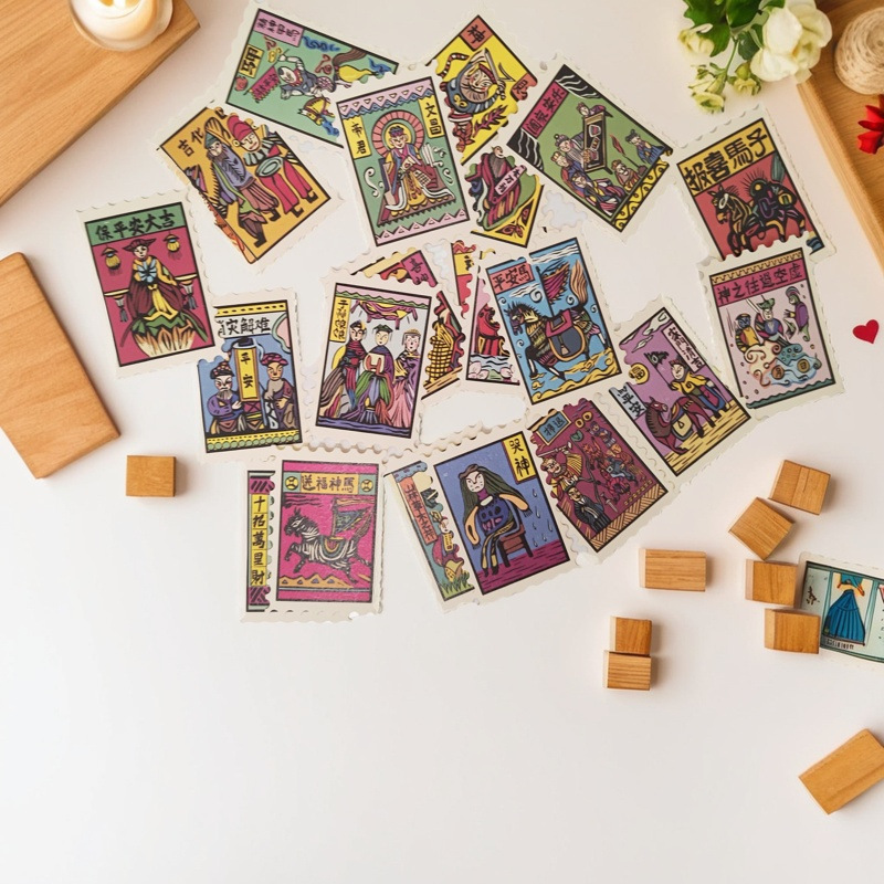 Yunnan Creative Jiama Cultural and Creative Edition Print Stickers Memo Paper Planner Phone Case Decoration Bookplate Creative Planner