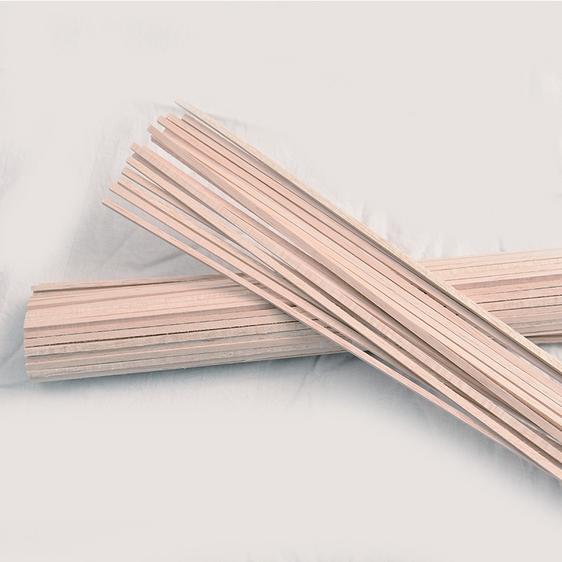 Wood cutting ship thin wood crafts making wood light strip 300mm building model material wholesale