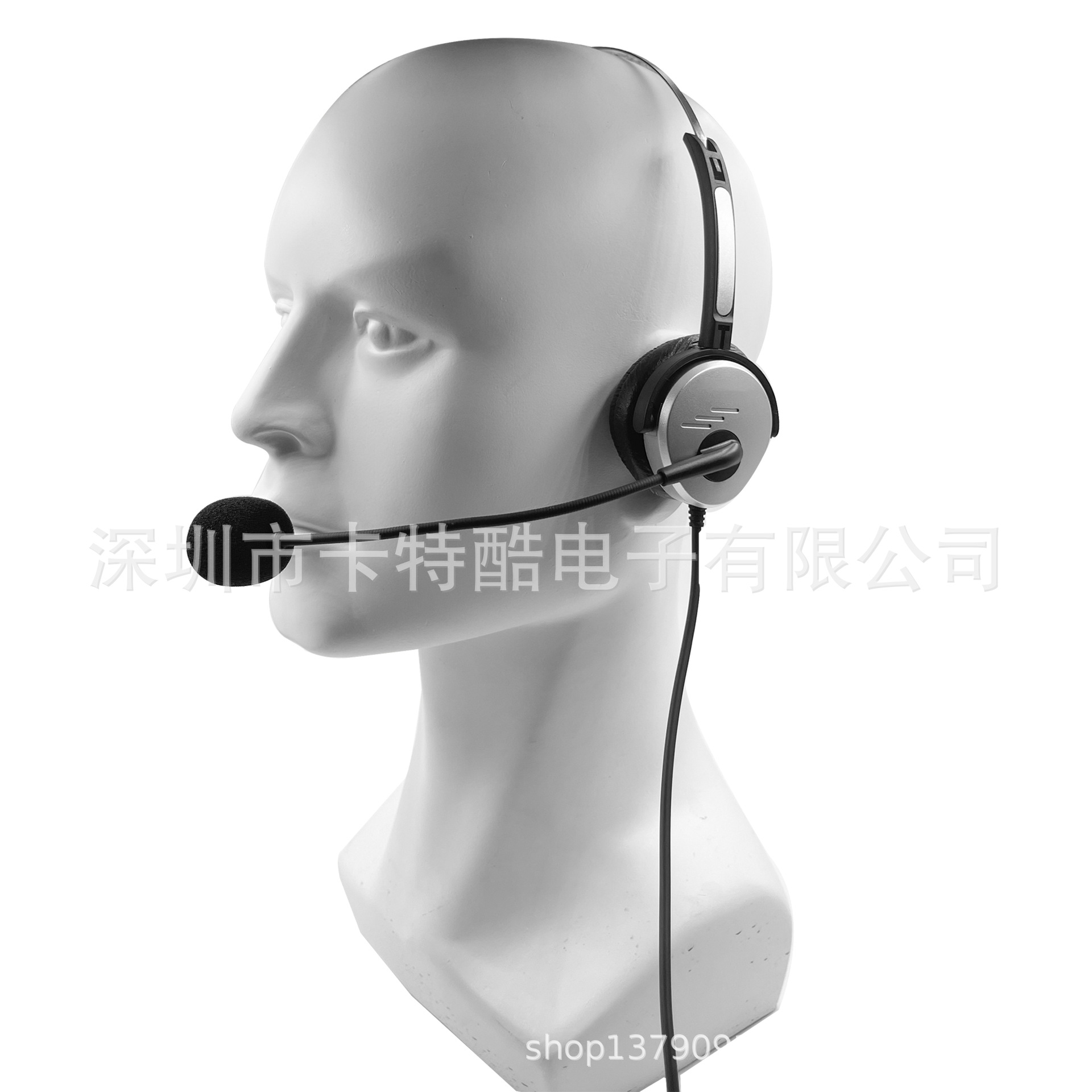 4-pin RJ9 RJ11 кристаллическая головка операторской гарнитуры телефонная гарнитура